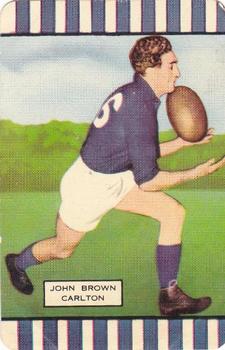 1955 Coles Victorian Footballers Series 3 #NNO John Brown Front